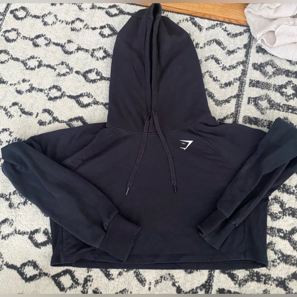 Women’s gymshark cropped hoodie